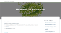 Desktop Screenshot of lebens-welt.at
